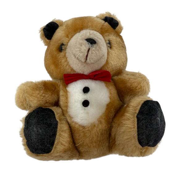 RUSS Berrie & Co Vintage Tuxedo Teddy Bear Plush Stuffed Animal Toy 6 Inch - Picture 1 of 9
